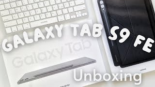 UNBOXING  Galaxy Tab S9 FE  illustrator choice unboxingvideo [upl. by Brandy26]