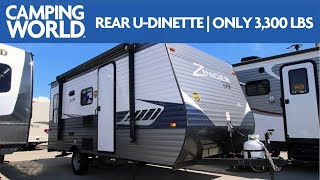 2019 Zinger Lite 18RD  Travel Trailer  RV Review Camping World [upl. by Reichel]