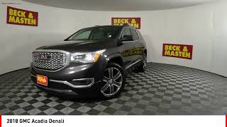 2018 GMC Acadia Houston TX JZ112673 [upl. by Rednasyl]