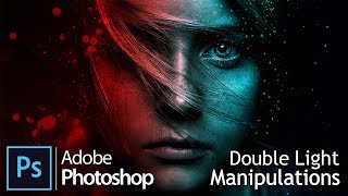 Видеоурок Двойной свет  Twin Light Double Manipulation Tutorial  Adobe Photoshop Photo Effects [upl. by Enyaht]