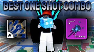 Godhuman  Ice  Fox Lamp  Best One Shot Combo Update 23 Blox Fruits [upl. by Erlina261]