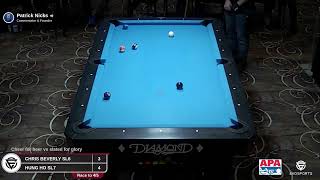 CHRIS BEVERLY SL6 vs HUNG HO SL7  TABLE 8  APA NW 8 BALL  EvoSports [upl. by Zere944]