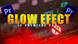 How To Add Glow On Any Image Or Text In Premiere Pro Without Any plugin [upl. by Nabal]