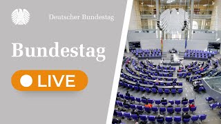 Bundestag Live 198 Sitzung des Deutschen Bundestages [upl. by Holli]