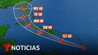 Sigue la trayectoria del huracán Elsa [upl. by Mathian285]