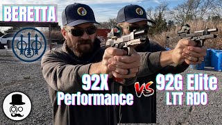 Beretta 92X Performance Carry Optic vs Beretta 92G Elite LTT RDO  92 Throwdown [upl. by Negah]