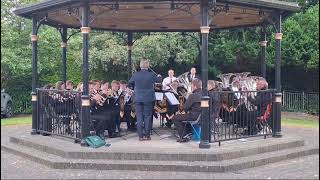 Dunmore Silver Band  Scarva Band Stand 30th June 2024 17 [upl. by Kciderf]