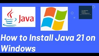 how to install java 21 on windows [upl. by Libenson]