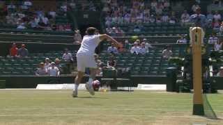 2013 Day 13 Highlights Hyeon Chung v Gianluigi Quinzi [upl. by Asihtal]