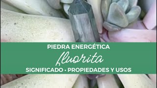 Piedra energética FLUORITA propiedades significado espiritual para qué sirve  Gemas preciosas [upl. by Nylear]