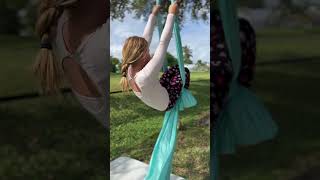 Beginners aerial silks aerialsilks aerialsilkslove inverted [upl. by Edmondo]