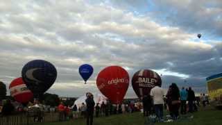 Bristol international balloon fiesta 2013 timelapse [upl. by Amsirak]