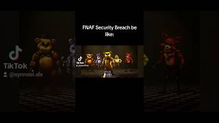 FNAF Security Breach be like fnafgame gaming fnafsecuritybreach [upl. by Eedia]