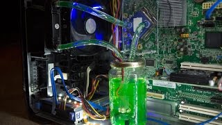 DIY Watercooling the Intel Core 2 QuadQ6600 [upl. by Hadnama]