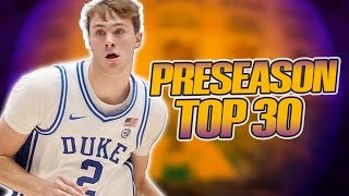 2025 NBA MOCK DRAFT  PICKS 130  START OF COLLEGE BASKETBALL [upl. by Bow]