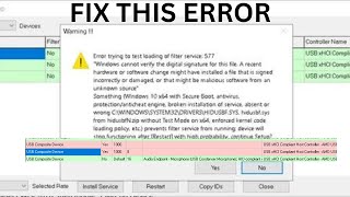 How to fix error while overclocking controller on WINDOWS 11 SECURE BOOT ON [upl. by Kisung]