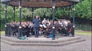 Dunmore Silver Band  Scarva Band Stand 30th June 2024 11 [upl. by Jasmina963]