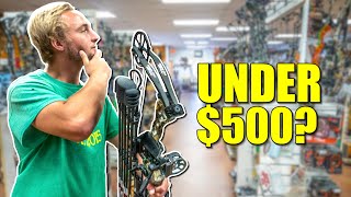 500 ARCHERY SHOP CHALLENGE  How to Get Started Bowhunting  Bow Giveaway [upl. by Aynam]