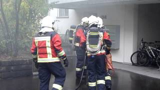 Hauptübung Feuerwehr Ittigen 2012 Teil 78 [upl. by Dinin]