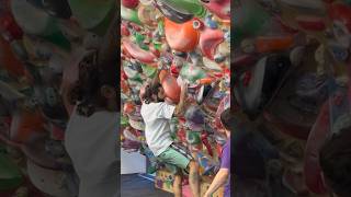 New spray wall vlog out bouldering climbingroutes climbinggym [upl. by Oribella]