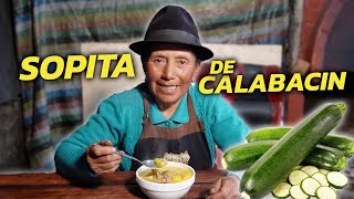 Rica SOPA de CALABACÍN  Doña Empera [upl. by Ehtylb249]