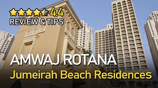 Amwaj Rotana Hotel Dubai Jumeirah Beach Tripeefy Review  ROOM TOUR [upl. by Anahoj338]