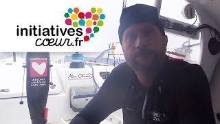 Francois Damiens multitâches à bord du bateau Initiatives Coeur  Transat Jacques Vabre 2013 [upl. by Naes]