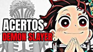 TODOS os ACERTOS de Demon Slayer [upl. by Ninon102]