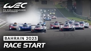 Race Start and First Minutes I 2023 8 Hours of Bahrain I FIA WEC [upl. by Linad]