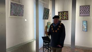 Martin Cheeks mosaic exhibition at La Galerie du Vitrail [upl. by Reitrac]