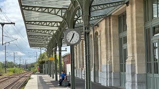 Arriving amp Departing Saint Omer France train railway france travel sncf railways [upl. by Pammie]