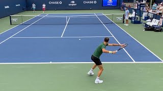 Grigor Dimitrov forehand practice [upl. by Enorej465]