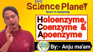 Concept of HoloenzymeCoenzyme ampApoenzyme By Anju maam scienceplanetbiology [upl. by Aneeroc17]