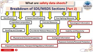 Breakdown of SDSMSDS section  safety data sheets part2 laboratory microbiology [upl. by Namien]