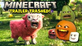 Annoying Orange  The MINECRAFT Movie Trailer Trashed [upl. by Carmelia977]