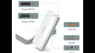 Unboxing Power Bank Romoss Sense 4 10400 mAh Power Bank Dengan Dual USB Outpt [upl. by Ahsinac]