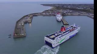 Stena Europe arrival Rosslare Harbour [upl. by Kinnie]