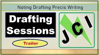 Glimpse from Just Crack It Classes on Noting Drafting and Precis Writing [upl. by Dyraj]