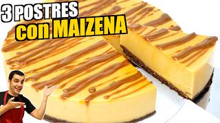 Descubre 3 Deliciosos Postres con MAIZENA 🍰💫 ¡Económicos y Riquísimos [upl. by Walley26]