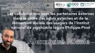 Les collaborations avec les partenaires externes dans le cadre des suivis   Alexandre Nicole [upl. by Jerrilee230]