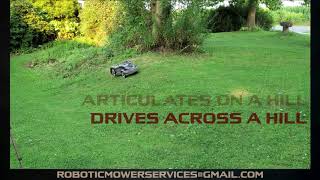 What can a Husqvarna 435X Automower do on a steep hill that other models cant [upl. by Jaunita237]