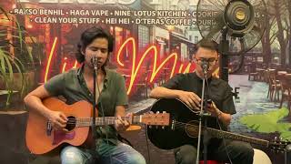 LiveAtCoffeeShop FIxing A Broken Heart  Indecent Obsession Syahreza Yusuf ft Prashta Cover [upl. by Tressa731]