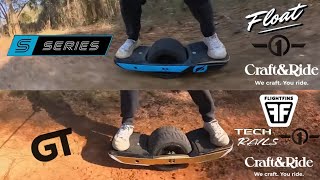 Onewheel GT vs Onewheel GTS Trail Riding Comparison with Insta 360 X3 [upl. by Kattie]