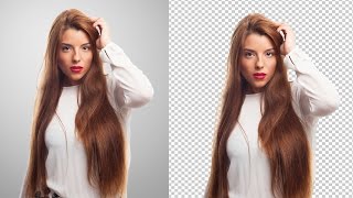 How to Remove Background in Photoshop CC Easy Trick [upl. by Osnofedli]