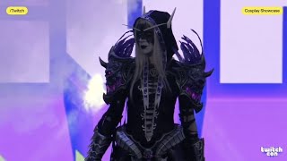 Ebon Blade Sylvanas Windrunner cosplay from World of Warcraft at Twitchcon 2024 Cosplay Showcase [upl. by Gebler903]