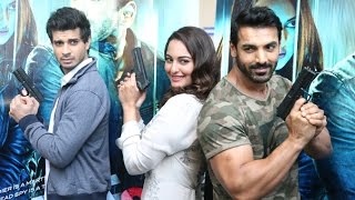 UNCUT Force 2 Trailer Launch  John Abraham Sonakshi Sinha amp Tahir Raj Bhasin [upl. by Shannen]