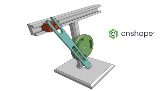 Onshape Tutorial Unleashing the Power of the Quick Return Mechanism [upl. by Sad]