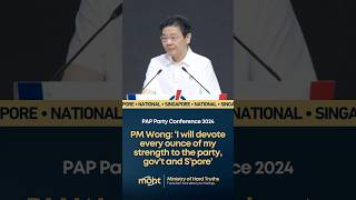 PM Wong “I will devote every ounce of my strength to the party government and Singapore” [upl. by Afirahs]