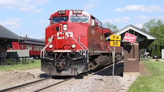 Railfanning the CPKC Watertown Sub at Oconomowoc WI [upl. by Nadabas]