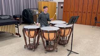 Soundings by Douglas Igelsrud  Timpani Solo [upl. by Rehctaht787]